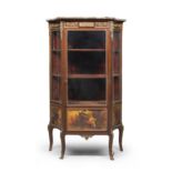 MAHOGANY DISPLAY CABINET VERNET-MARTIN, 19th CENTURY FRANCE