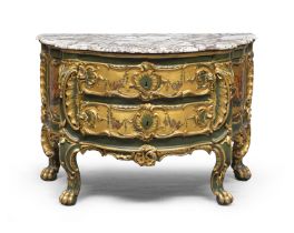 RARE COMMODE IN LACQUERED WOOD GERMANY 18TH CENTURY