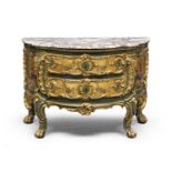 RARE COMMODE IN LACQUERED WOOD GERMANY 18TH CENTURY