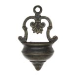 SMALL BRONZE STOUP 18TH CENTURY