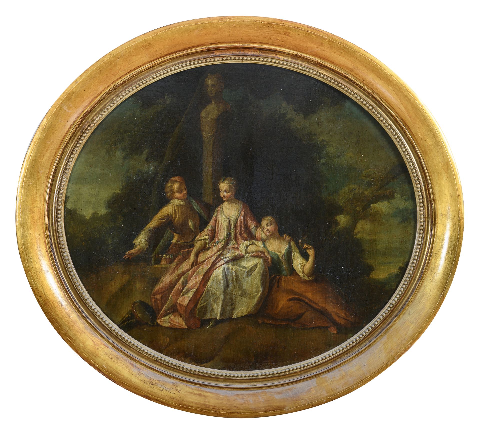 OIL PAINTING BY NICOLAS LANCRET att. to