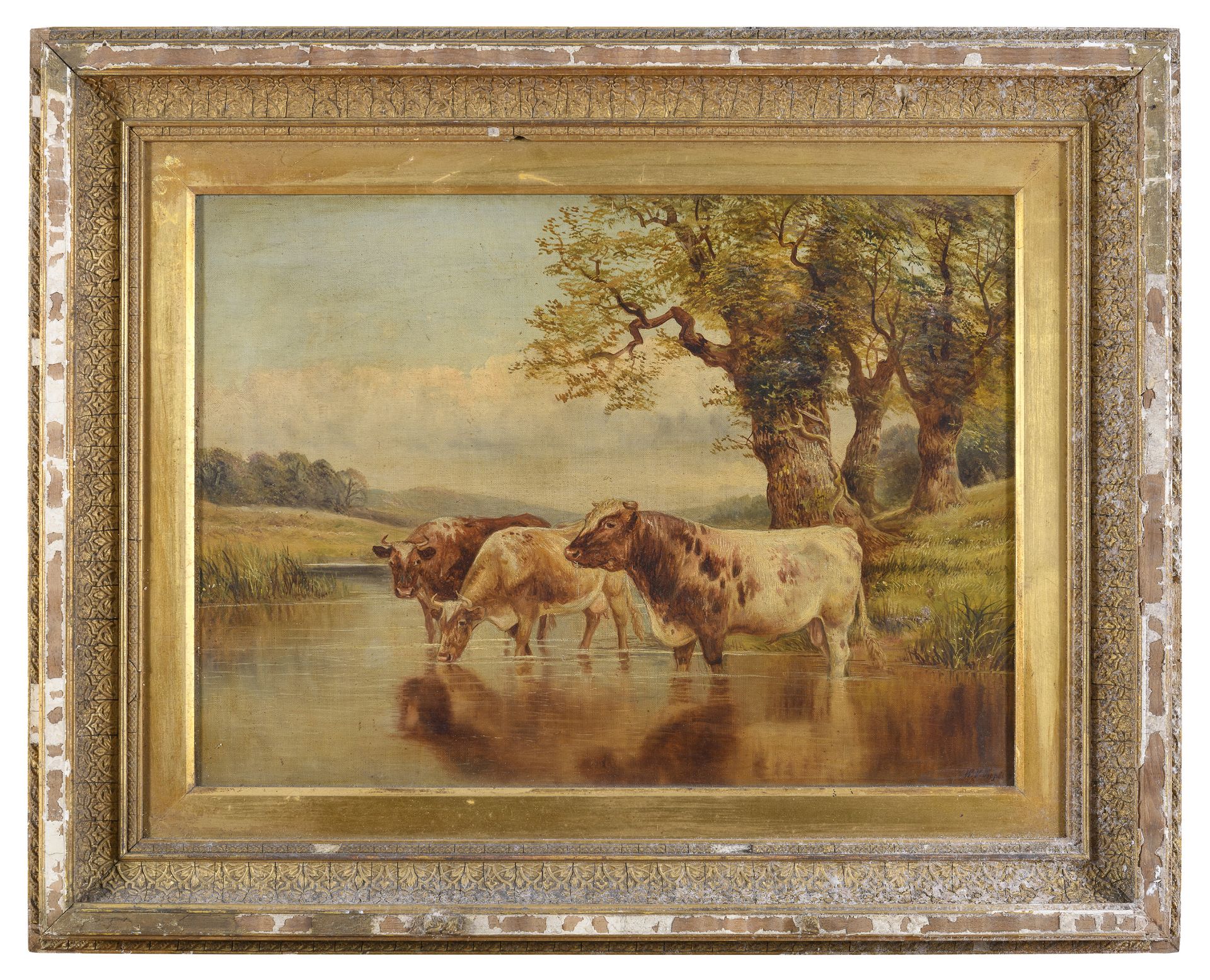 ENGLISH OIL PAINTING 19th CENTURY