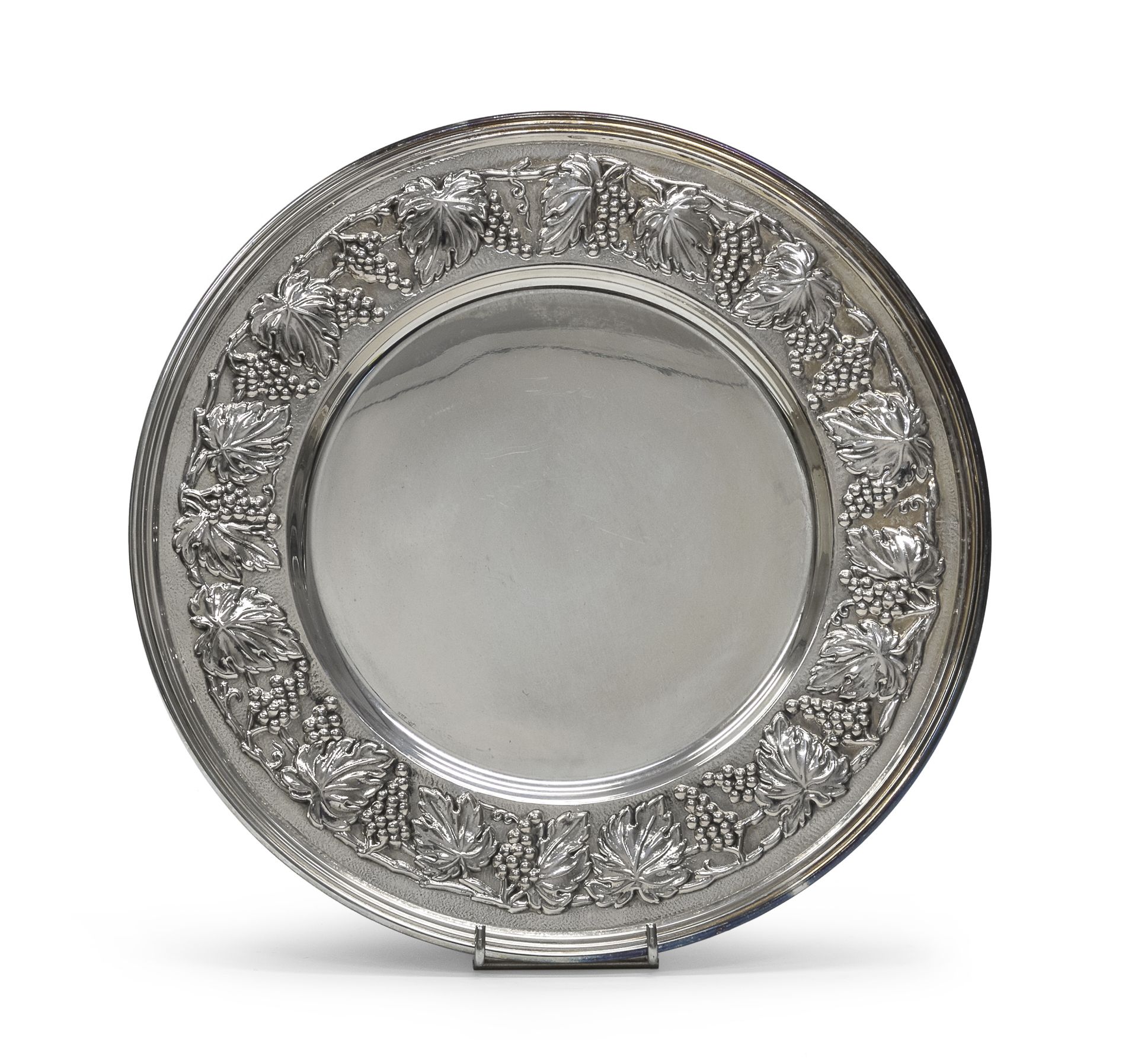 SILVER PLATE PADUA SECOND HALF OF THE 20TH CENTURY