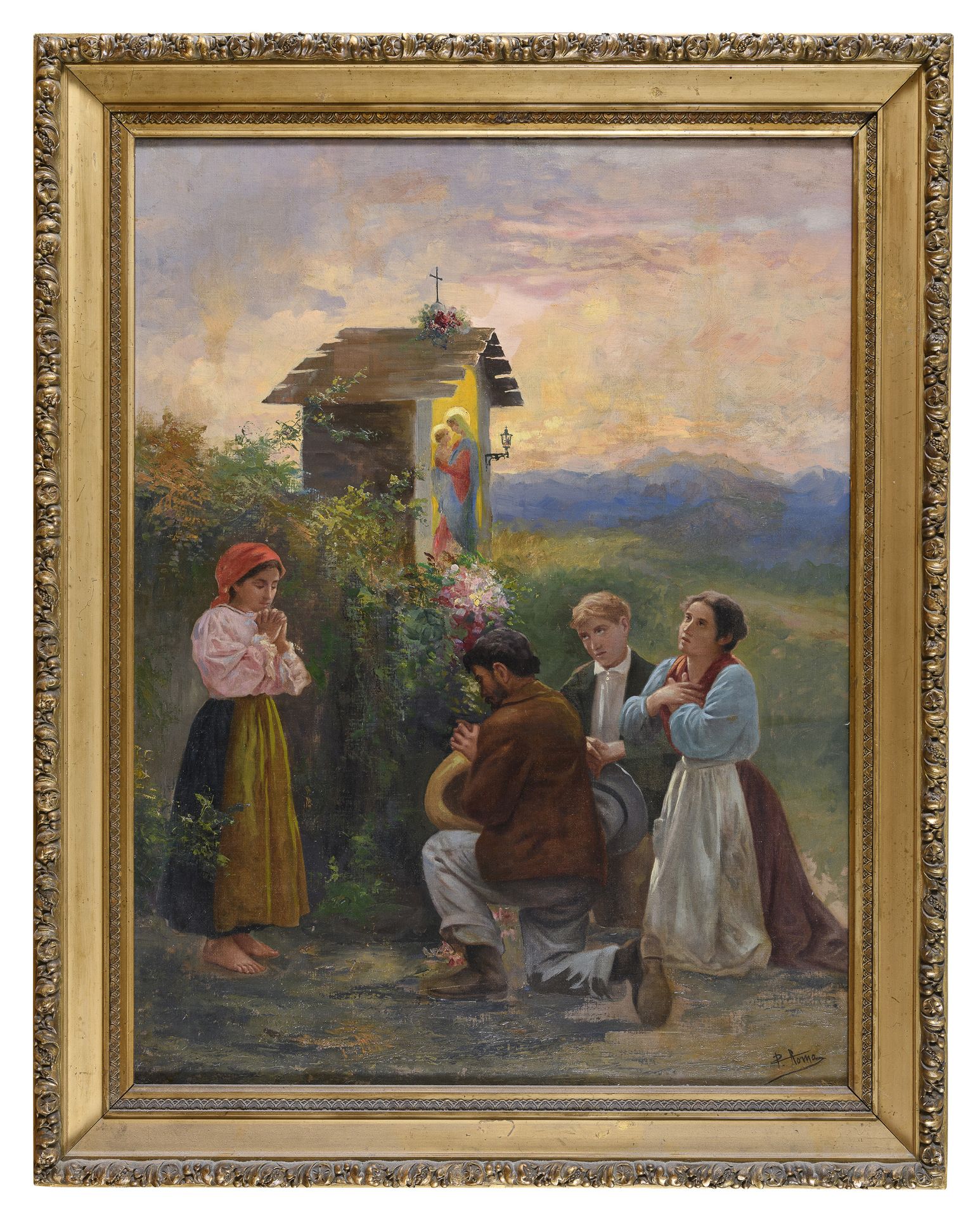 ITALIAN OIL PAINTING EARLY 20TH CENTURY