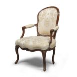 WALNUT ARMCHAIR 18th CENTURY FRANCE