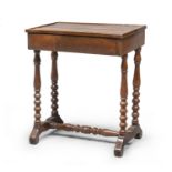 WALNUT WORK TABLE 19th CENTURY