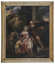 NEAPOLITAN OIL PAINTING 18TH CENTURY