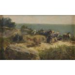 ITALIAN OIL PAINTING END OF THE 19TH CENTURY