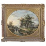 FRENCH OIL PAINTING END OF THE 19TH CENTURY