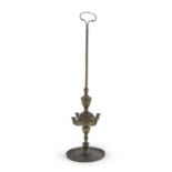 GILT METAL OIL LAMP END OF THE 18TH CENTURY