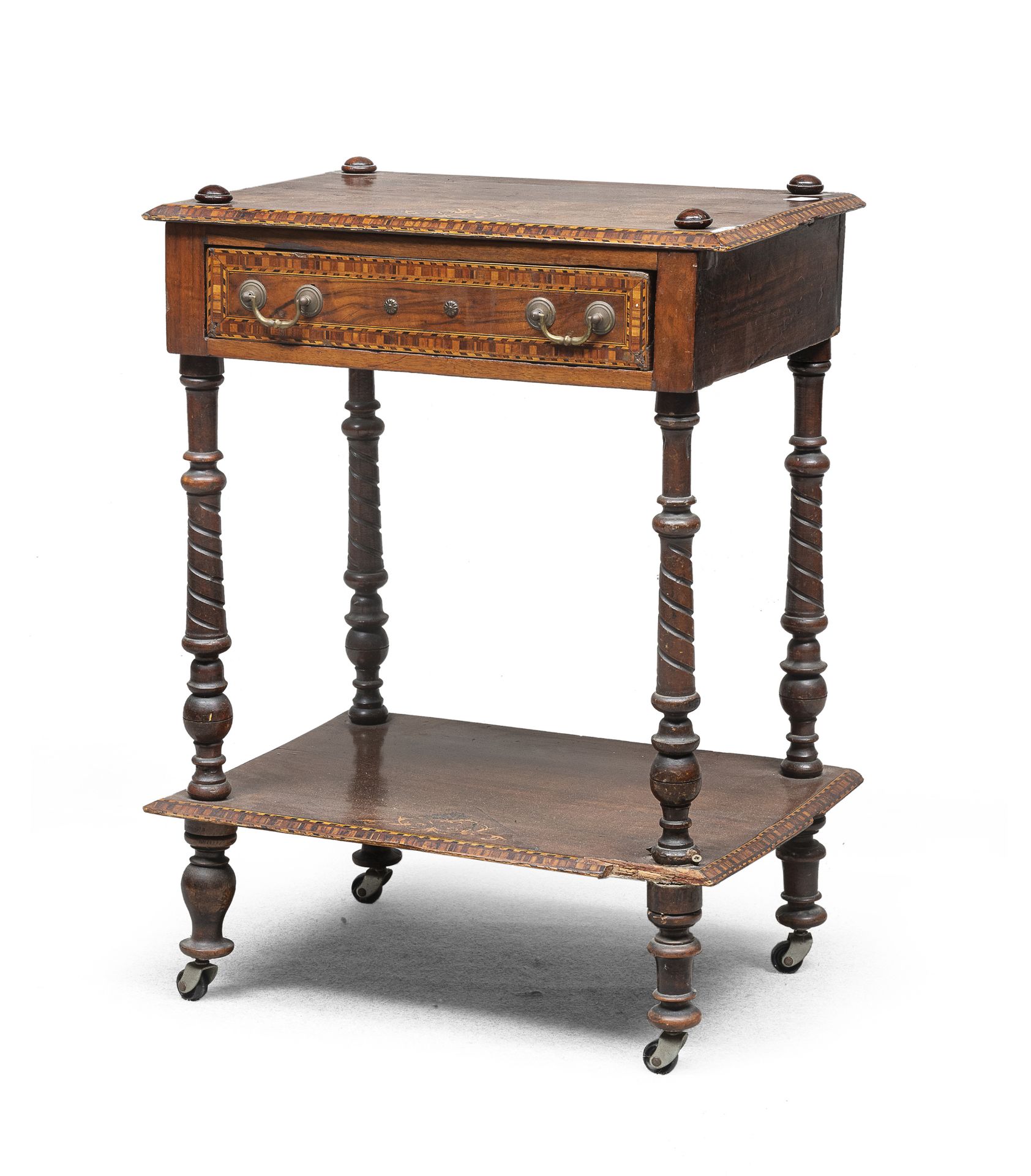 ELM WORK TABLE 19th CENTURY