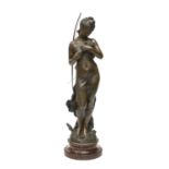 FRENCH BRONZE SCULPTURE END OF THE 19TH CENTURY