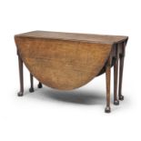 OAK DROP LEAF TABLE ENGLAND GEORGE III PERIOD