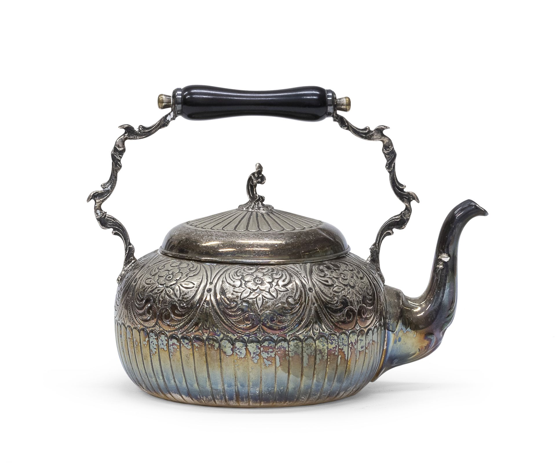 SILVER TEAPOT ITALY approx. 1960.