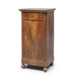 WALNUT BEDSIDE TABLE FIRST HALF OF THE 19TH CENTURY