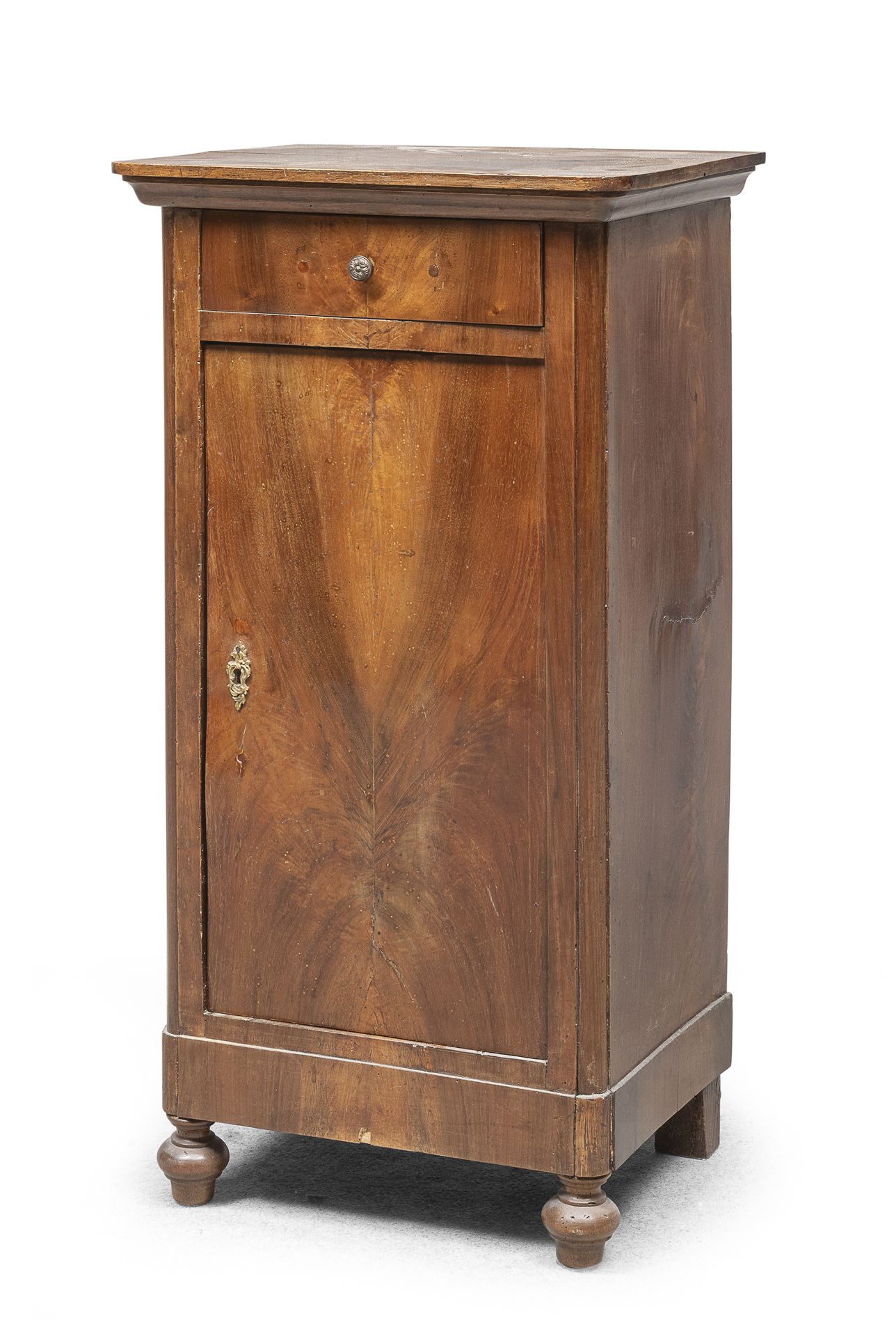 WALNUT BEDSIDE TABLE FIRST HALF OF THE 19TH CENTURY