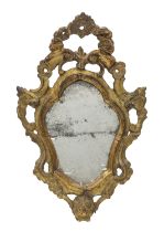 SMALL GILTWOOD MIRROR VENETO 18TH CENTURY