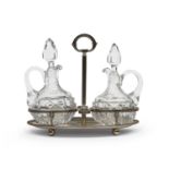 SILVER OIL CRUET BRESCIA EARLY 20TH CENTURY