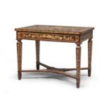 WALNUT DESK TABLE 20TH CENTURY HOLLAND