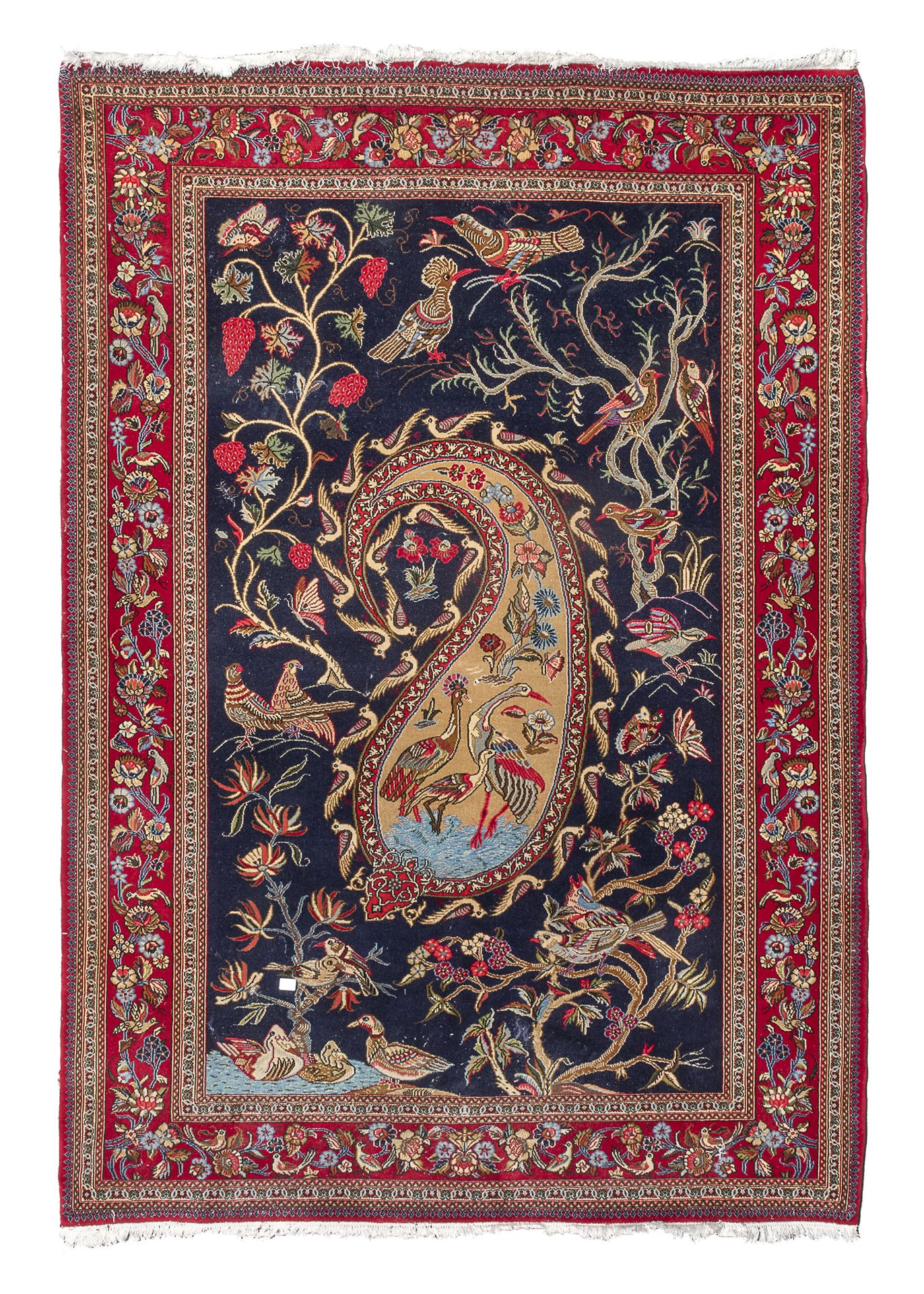 RARE TABRIZ CARPET EARLY 20TH CENTURY