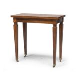 MAHOGANY SIDE TABLE EARLY 20TH CENTURY