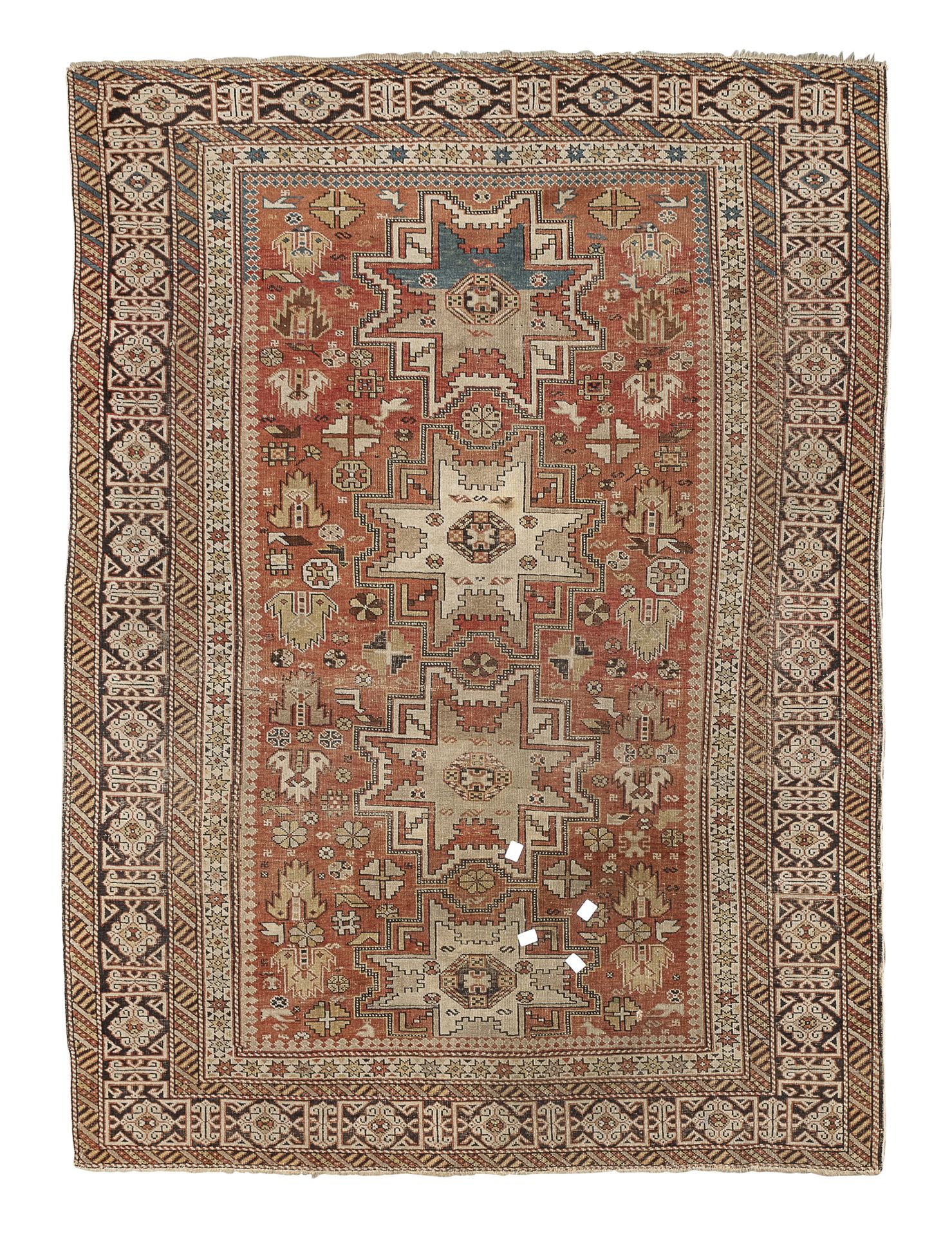 SHIRWAN LESGHI RUG END OF THE 19TH CENTURY