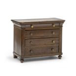 MODEL OF WALNUT DRESSER EARLY 20TH CENTURY