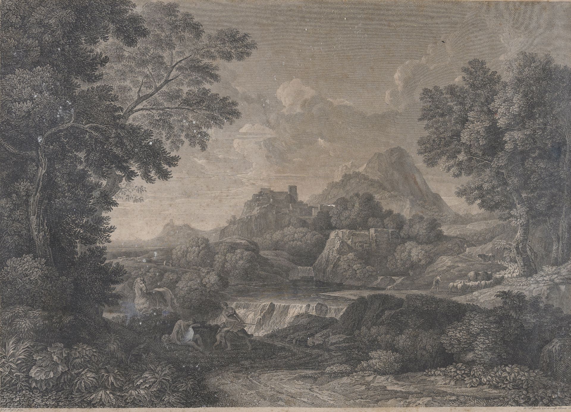 ROMAN ENGRAVING 18TH CENTURY