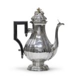 SILVER TEAPOT PAPAL STATE FIRST HALF OF THE 19TH CENTURY