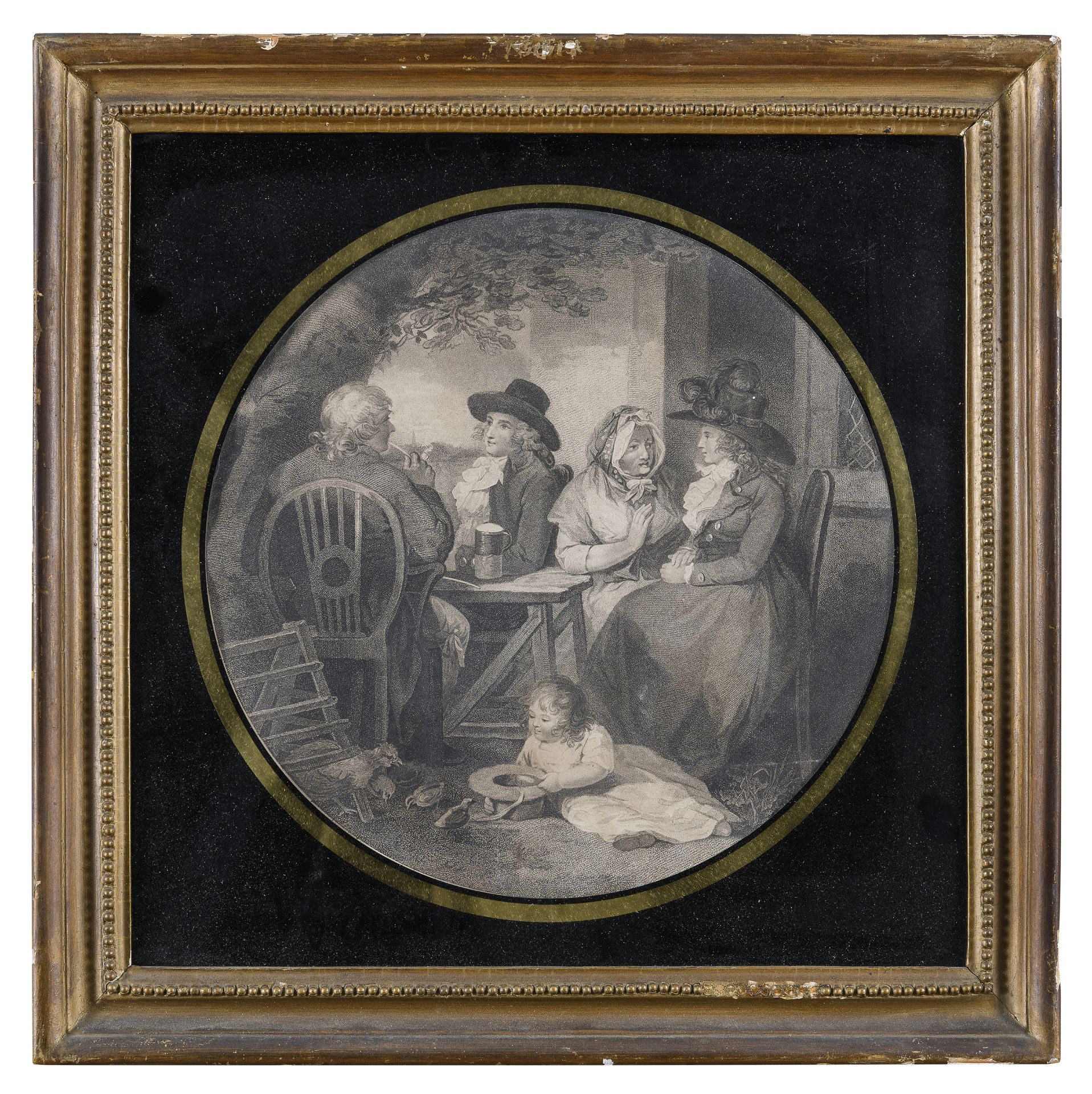 PAIR OF ENGLISH ENGRAVINGS 19th CENTURY - Image 2 of 2