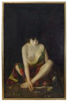 OIL PAINTING BY JEAN JACQUES HENNER