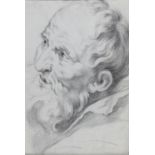 ITALIAN PENCIL AND CHARCOAL DRAWING 19th CENTURY