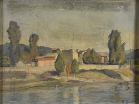 TWENTIETH CENTURY OIL LANDSCAPE