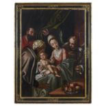 FLEMISH LATE MANNERIST OIL PAINTING END OF THE 16TH CENTURY