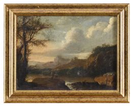 NORTHERN ITALY OIL LANDSCAPE END OF THE 18TH CENTURY