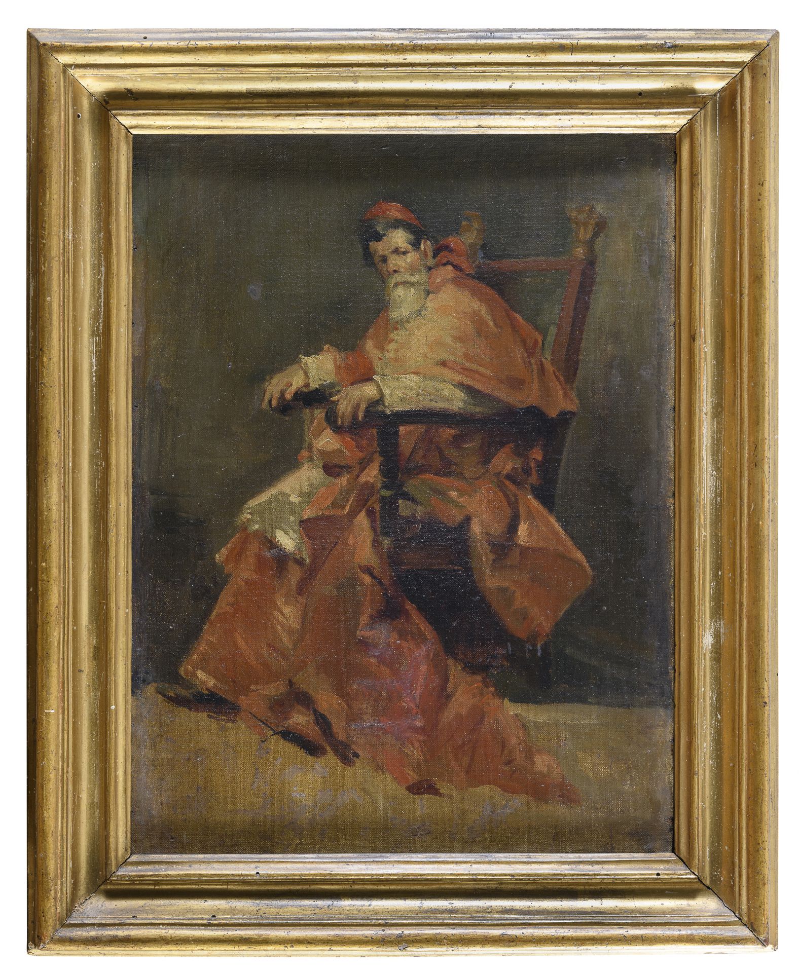 ROMAN OIL PAINTING 19TH CENTURY