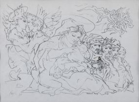 REPRODUCTION OF AN INK DRAWING 1970