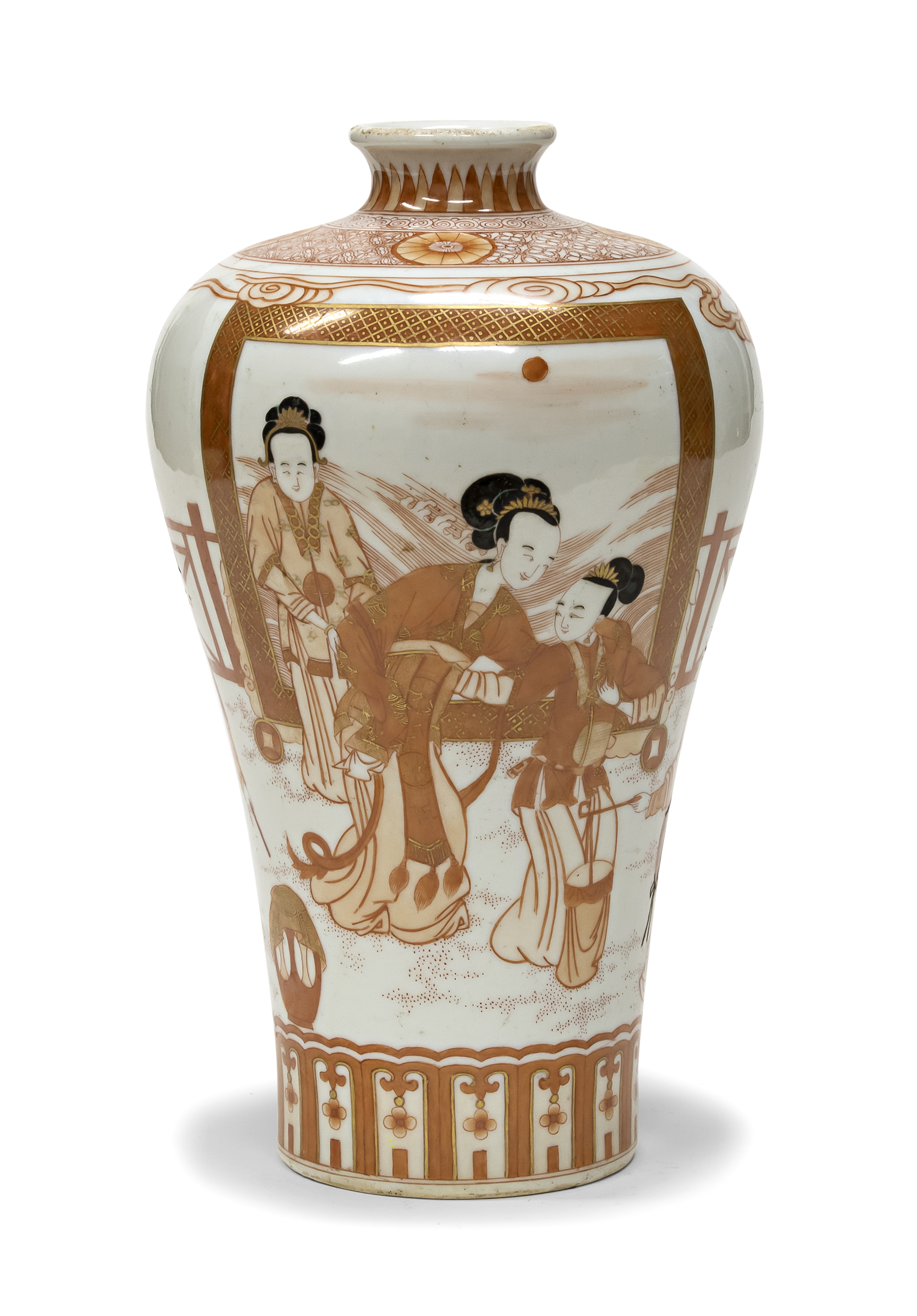 A CHINESE PORCELAIN VASE. 20TH CENTURY.