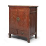 A CHINESE ORIENTAL MAHOGANY SIDEBOARD. EARLY 20TH CENTURY.