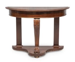 MAHOGANY CONSOLE ENGLAND END OF THE 19TH CENTURY