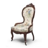 MAHOGANY ARMCHAIR 19th CENTURY