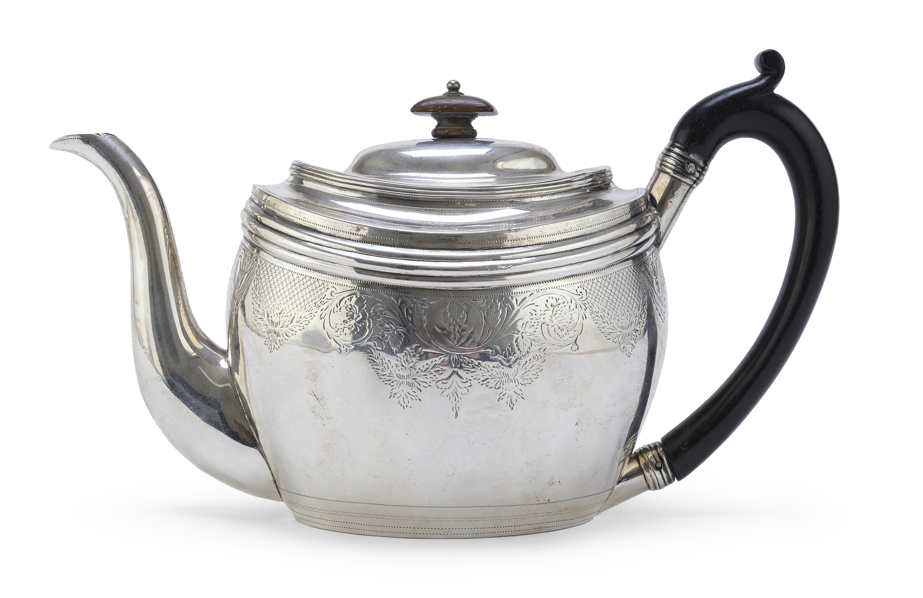 SILVER TEAPOT LONDON 1803