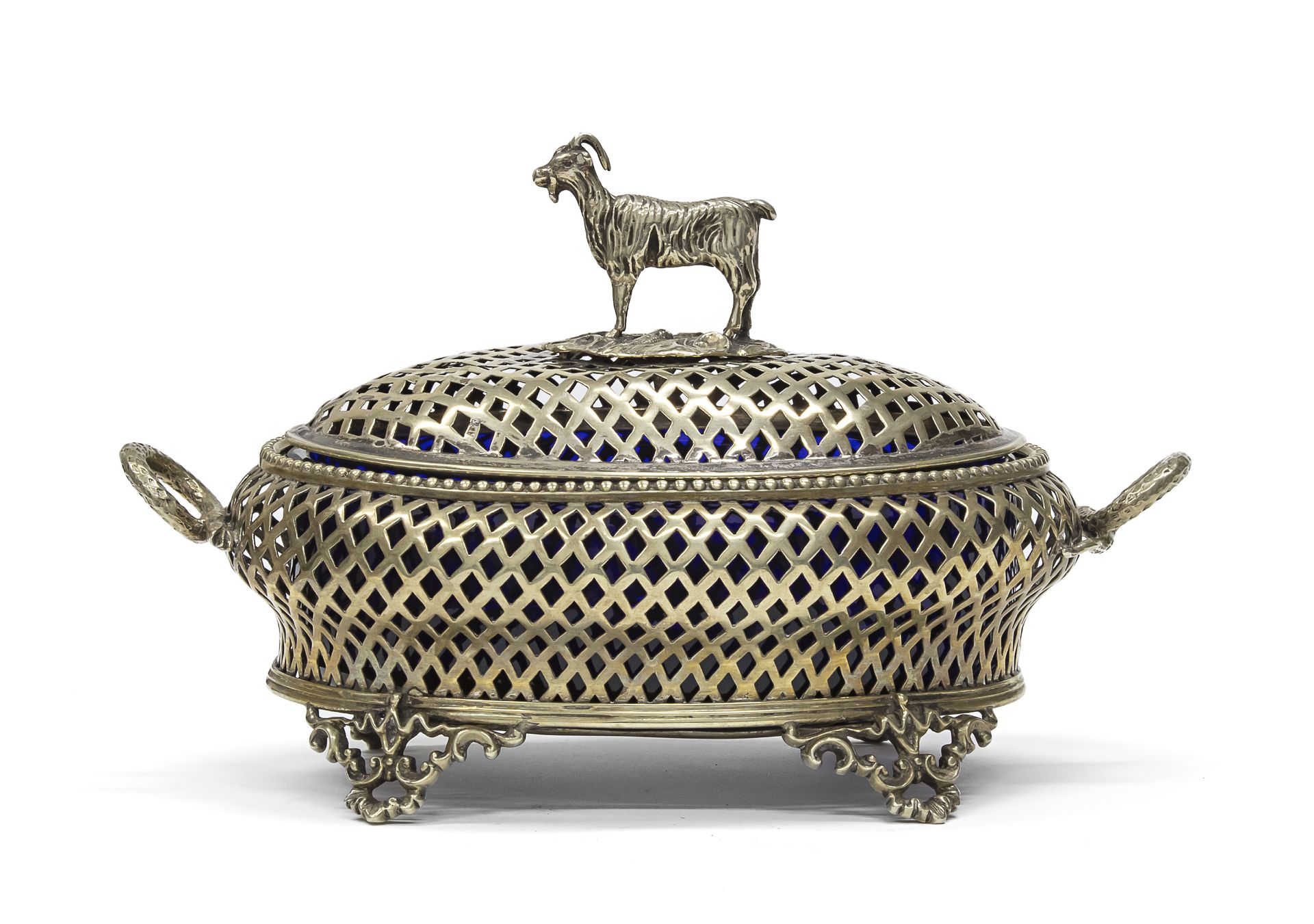 SILVER-PLATED BOX ITALY 20TH CENTURY