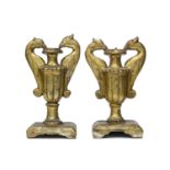 PAIR OF GILTWOOD PORTAPALME END OF THE 18TH CENTURY