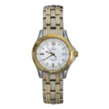 LADY OMEGA SEAMASTER STEEL AND GOLD WRIST WATCH REF. 23712000