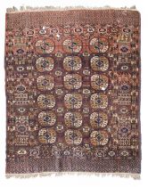 RUSSIAN BOKARA CARPET EARLY 20TH CENTURY