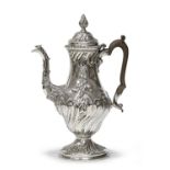 BEAUTIFUL SILVER COFFEE POT LONDON GEORGE III 1769