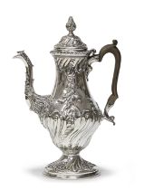 BEAUTIFUL SILVER COFFEE POT LONDON GEORGE III 1769