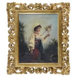 ROMAN OIL PAINTING 19TH CENTURY