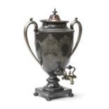 PEWTER SAMOVAR ENGLAND END OF THE 19TH CENTURY